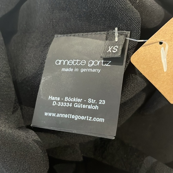 Annette Gortz Duck Black Knit Tube Top - Picture 9 of 10